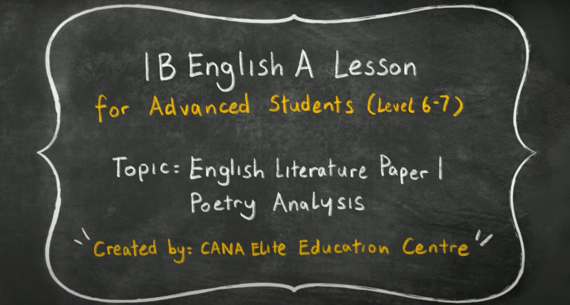 IB English A